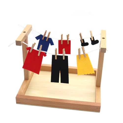 TOYANDONA 1 Satz Kreatives Holzspielzeug für Lernspielzeug Selbstpflegefähigkeiten Bunte Farben für Gemeinsames Spiel und Frühe Hochwertigem Holz Gefertigt TOYANDONA 1 Satz Kreatives Holzspielzeug für Lernspielzeug Selbstpflegefähigkeiten Bunte Farben für Gemeinsames Spiel und Frühe Hochwertigem Holz Gefertigt von TOYANDONA