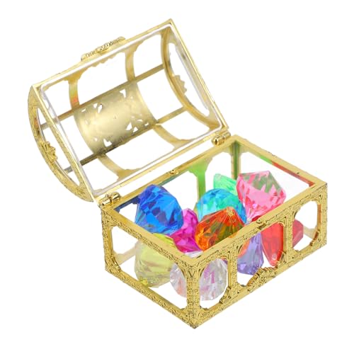 TOYANDONA 1 Satz Kristallboxspielzeug Edelstein Für Kunststeine Schmuckstücke Für Künstliche Edelsteine Mehrfarbige Edelsteine Edelsteinhandwerk Für Acryl von TOYANDONA