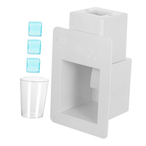 TOYANDONA 1 Satz Küchen Eismaschine mit Eiswürfeln für Rollenspiele der Küche Zubehör für Puppenhäuser und Kreatives von TOYANDONA