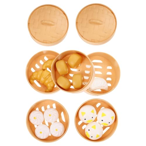 TOYANDONA 1 Satz Küchenspielzeug für kinderküche Lernspielzeug Familienbindung interaktives Frühstücksspielzeug vorgeben Mini-Rollenspiel Plastik von TOYANDONA