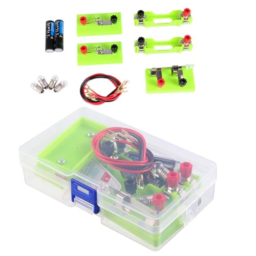 TOYANDONA Einfacher Schaltkreis Experimentierkasten Für Physikunterricht Lehrmittel Für Elektronik Experimente Interaktive Schaltkreis-phänomene Geeignet Für Heimunterricht Und TOYANDONA Einfacher Schaltkreis Experimentierkasten Für Physikunterricht Lehrmittel Für Elektronik Experimente Interaktive Schaltkreis-phänomene Geeignet Für Heimunterricht Und von TOYANDONA