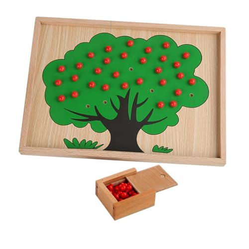 TOYANDONA 1 Satz Lehrmittel Zum Apfelzählen Mathe-lehrmittel Lehrreich Memory-Spiel Apfelbaumspielzeug Mathe-Puzzle- Bildungsspielzeug Passendes Apfelnummer Hölzern Green TOYANDONA 1 Satz Lehrmittel Zum Apfelzählen Mathe-lehrmittel Lehrreich Memory-Spiel Apfelbaumspielzeug Mathe-Puzzle- Bildungsspielzeug Passendes Apfelnummer Hölzern Green von TOYANDONA