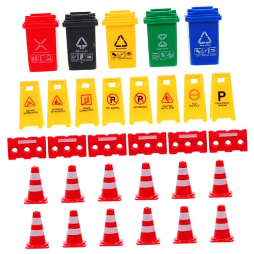 TOYANDONA 1 Satz Lehrmittel für Verkehrssicherheit Pädagogisches Verkehrszeichen Set Mini-Leitkegel aus Kunststoff Simulation Verkehrszeichen Plastik TOYANDONA 1 Satz Lehrmittel für Verkehrssicherheit Pädagogisches Verkehrszeichen Set Mini-Leitkegel aus Kunststoff Simulation Verkehrszeichen Plastik von TOYANDONA