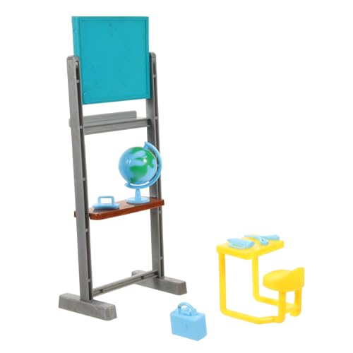 TOYANDONA Realistische Miniatur-Schreibtisch-kreidetafel Für Puppenhaus 1 Set Mini- - Miniatur-klassenzimmerbedarf Zum Basteln TOYANDONA Realistische Miniatur-Schreibtisch-kreidetafel Für Puppenhaus 1 Set Mini- - Miniatur-klassenzimmerbedarf Zum Basteln von TOYANDONA