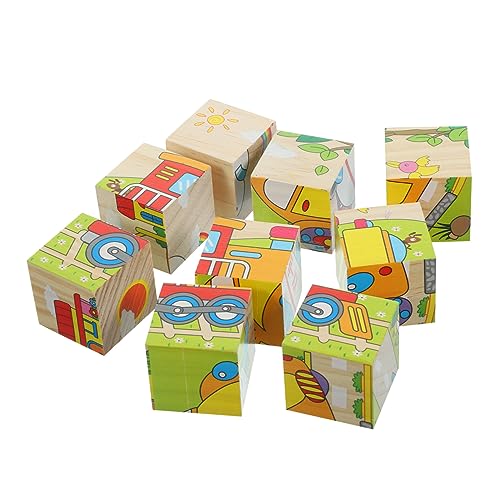 TOYANDONA 1 Satz Lernspielzeug Für Kleinkinder Pädagogisches Puzzlespielzeug Für Kleinkinder Puzzle- Für Puzzle- Aus Holz Puzzlespielzeug Lernen Hölzern von TOYANDONA