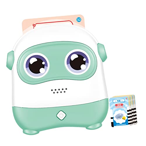 TOYANDONA 1 Satz -Lesemaschine lernspiel kindererziehung Lerncomputer mit Karten beemysafe Sprachlerngerät Sprachtherapie- 500 mAh Lithiumbatterie Green von TOYANDONA