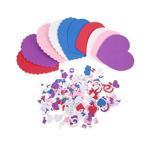 TOYANDONA Bastelschaum-Aufkleber Selbstklebende Herzen Set Mit Valentinstag- -aufklebern TOYANDONA Bastelschaum-Aufkleber Selbstklebende Herzen Set Mit Valentinstag- -aufklebern von TOYANDONA