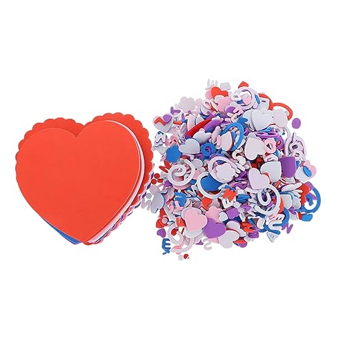 TOYANDONA 1satz Selbstklebende Herz-Foam-Sticker Wellenherzen Flache Herzen Kleine Aufkleber Bastelbedarf Für Valentinstag Dekoration Für Hochzeiten Partys Und Anlässe TOYANDONA 1satz Selbstklebende Herz-Foam-Sticker Wellenherzen Flache Herzen Kleine Aufkleber Bastelbedarf Für Valentinstag Dekoration Für Hochzeiten Partys Und Anlässe von TOYANDONA
