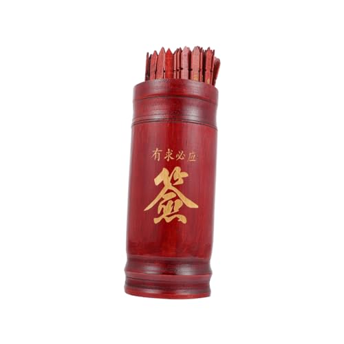 TOYANDONA 1 Satz Container buddhistische Wahrsagungsstäbe chinesische Stöcke die chinesen Buddhismus Wahrsagespiel-Requisitenstöcke Requisiten für buddhistische Weissagungsspiele von TOYANDONA