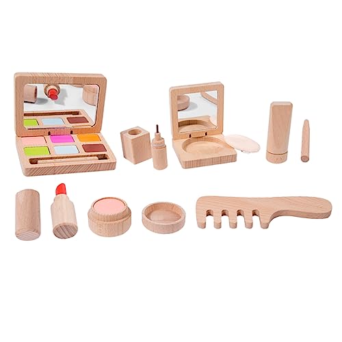 TOYANDONA 1 Satz Make-up-Set für Mädchen schminkset kinderschminken Set Schminkset für Rollenspiele Make -up - Kinderkosmetikset für Mädchen hölzern TOYANDONA 1 Satz Make-up-Set für Mädchen schminkset kinderschminken Set Schminkset für Rollenspiele Make -up - Kinderkosmetikset für Mädchen hölzern von TOYANDONA