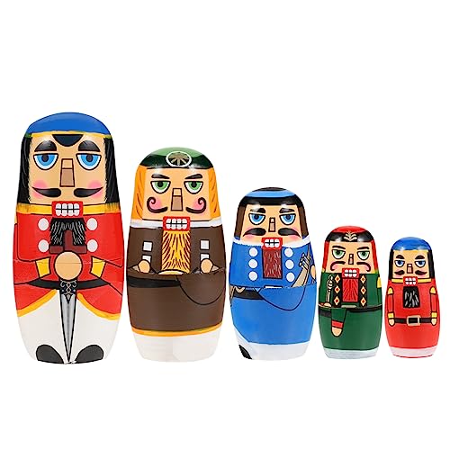 TOYANDONA 1 Satz -Matroschka für kinderspielzeug spielzeuge Toys for playmobilhauser unikal hölzerne Matrjoschka stapelbares Puppenspielzeug Holz Colorful TOYANDONA 1 Satz -Matroschka für kinderspielzeug spielzeuge Toys for playmobilhauser unikal hölzerne Matrjoschka stapelbares Puppenspielzeug Holz Colorful von TOYANDONA