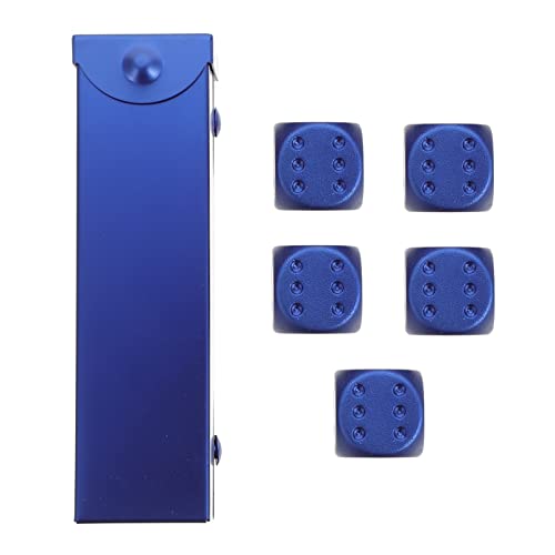 TOYANDONA Würfelset Aus Aluminiumlegierung Für Würfelspiele Requisiten Für Ktv-Partys von TOYANDONA