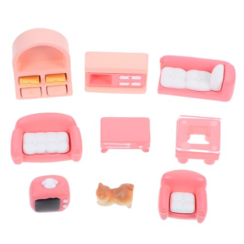 TOYANDONA Miniatur-küchenzubehör Mini-puppenhausmöbel Schrank Winzige Puppenhausmöbel Landschaftsdekor von TOYANDONA