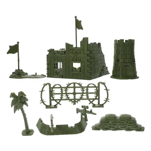 TOYANDONA Militärspielzeug Satz für Kinder Miniatur Spielzeug Kit mit Realistischen Soldatenfiguren und Zubehör für Kreatives Spielen im Sandkasten von TOYANDONA