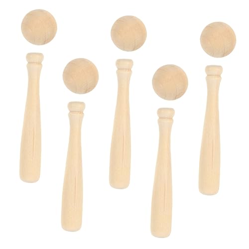 TOYANDONA Family Time Baseballschläger 20-teiliges Lernspielzeug Für Kinder Baseball-Modell-Ornament-Set von TOYANDONA