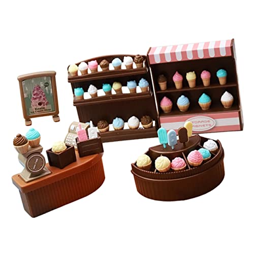 TOYANDONA 1 Satz Mini-Eisdiele für kinderspielzeug weihnachsgeschenk spielzeuge für Anzeige Figur verschleißfestes Miniaturspielzeug Eisdielen-Ornament Plastik TOYANDONA 1 Satz Mini-Eisdiele für kinderspielzeug weihnachsgeschenk spielzeuge für Anzeige Figur verschleißfestes Miniaturspielzeug Eisdielen-Ornament Plastik von TOYANDONA