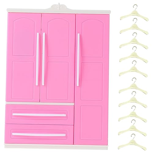 TOYANDONA 1 Satz Mini-Kleider Schrank Möbel Fashion Doll Closet Puppenhaus Kleiderschrank Simulationsschlafzimmer Mädchen Realistische Babypuppe Puppenkleidung Klein Miniatur Plastik Rosig TOYANDONA 1 Satz Mini-Kleider Schrank Möbel Fashion Doll Closet Puppenhaus Kleiderschrank Simulationsschlafzimmer Mädchen Realistische Babypuppe Puppenkleidung Klein Miniatur Plastik Rosig von TOYANDONA