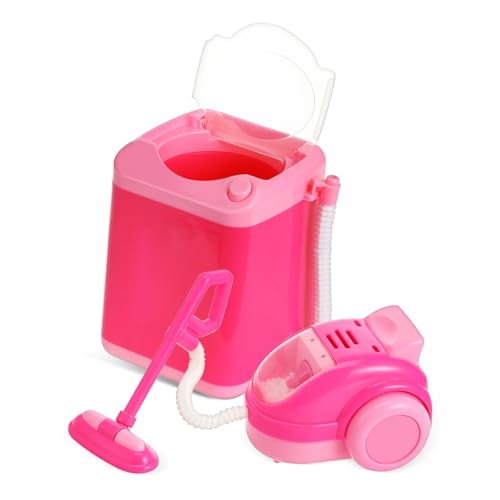 TOYANDONA Kleinkind Waschmaschine Set Kinder Spielzeug Reinigung Kit Pretend Spielen Puppenhaus Geräte von TOYANDONA