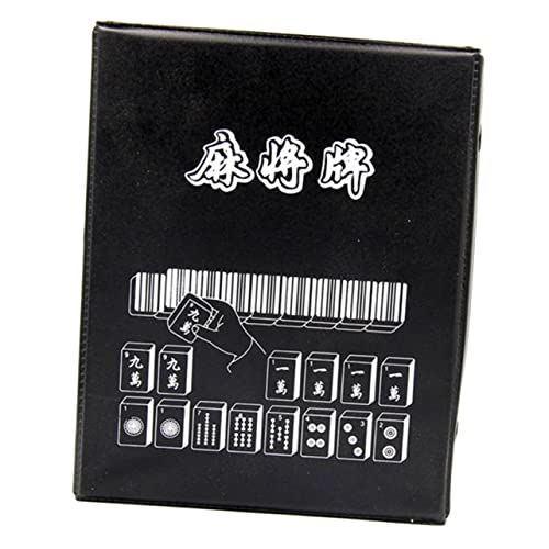 TOYANDONA Chinesisches Mahjong-Set Für Die Reise Mini-Mahjong-Spiel Zum Mitnehmen Für Outdoor-aktivitäten Kompakt Leicht Zu Transportieren Interaktive Unterhaltung von TOYANDONA