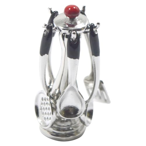 TOYANDONA 1 Satz Mini -Messerhalter -Suppenlöffel Miniatur-Kochzubehör Mini-Küchenutensil kleine Küchenutensilien Mini-Hausküchenwerkzeug Küchenutensilien für kleine Häuser Legierung TOYANDONA 1 Satz Mini -Messerhalter -Suppenlöffel Miniatur-Kochzubehör Mini-Küchenutensil kleine Küchenutensilien Mini-Hausküchenwerkzeug Küchenutensilien für kleine Häuser Legierung von TOYANDONA