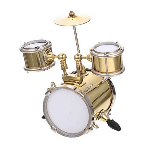 TOYANDONA 1 Satz Mini-Musikinstrumentenmodell Miniaturen Miniatur-Hausmusikinstrumente kleine Spielzeuge für Musikinstrumente Babymusikspielzeug Legierung Golden von TOYANDONA