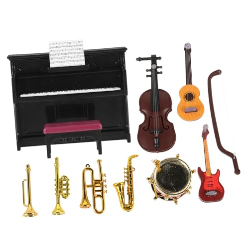 TOYANDONA 1 Satz Mini-Musikinstrumentenmodell Puppeninstrument zartes Miniaturspielzeug puppenstubenmöbel Dollhouse Furniture spielzeuge Mini-Hausversorgung realistisches Miniinstrument TOYANDONA 1 Satz Mini-Musikinstrumentenmodell Puppeninstrument zartes Miniaturspielzeug puppenstubenmöbel Dollhouse Furniture spielzeuge Mini-Hausversorgung realistisches Miniinstrument von TOYANDONA