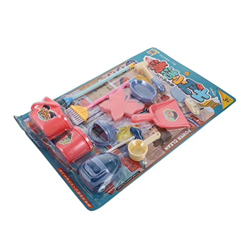 TOYANDONA 1 Satz Mini-Reinigungswerkzeug Rollenspiele für Rollenspiel Reinigungswerkzeuge für für die Hausarbeit Mini -Reinigungsmittel Abs Zufällige Farbe von TOYANDONA