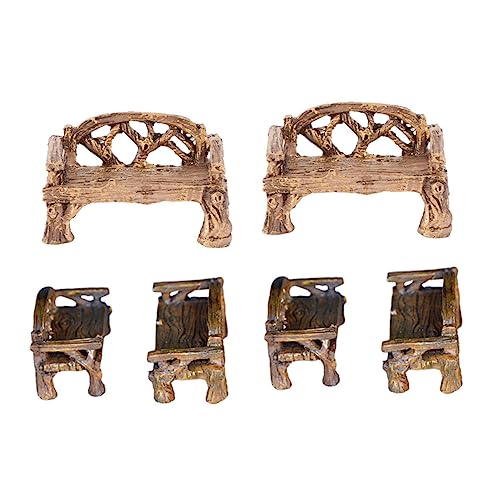 TOYANDONA 1 Satz Mini-Stuhl Figuren Wohnkultur Mini- Puppenstuhl Miniaturmöbel Puppenhausmöbel stühle Stuhlmodell Mini -Bank Gartendekor Mini-Gartenmöbel Harz Brown TOYANDONA 1 Satz Mini-Stuhl Figuren Wohnkultur Mini- Puppenstuhl Miniaturmöbel Puppenhausmöbel stühle Stuhlmodell Mini -Bank Gartendekor Mini-Gartenmöbel Harz Brown von TOYANDONA