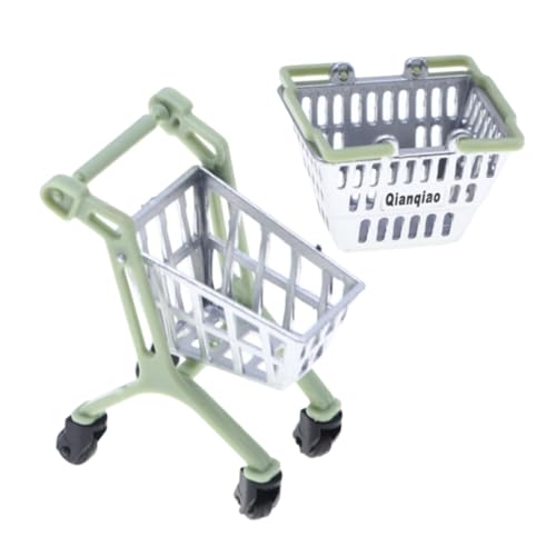 TOYANDONA 1 Satz Mini Supermarkt Einkaufskorb Mini-einkaufskorb Mini -Simulation Supermarktspielzeug Mini-hausmöbel- Dollhouse Accessoires Mini Kleiner Einkaufskorb Plastik von TOYANDONA