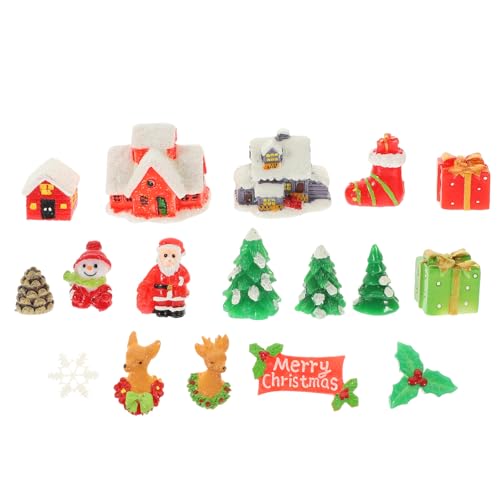 TOYANDONA 17 Stücke Mini Weihnachten Ornamente Set Landschaft Puppe Modelle Harz Weihnachten Dekorationen Für Dorf TOYANDONA 17 Stücke Mini Weihnachten Ornamente Set Landschaft Puppe Modelle Harz Weihnachten Dekorationen Für Dorf von TOYANDONA