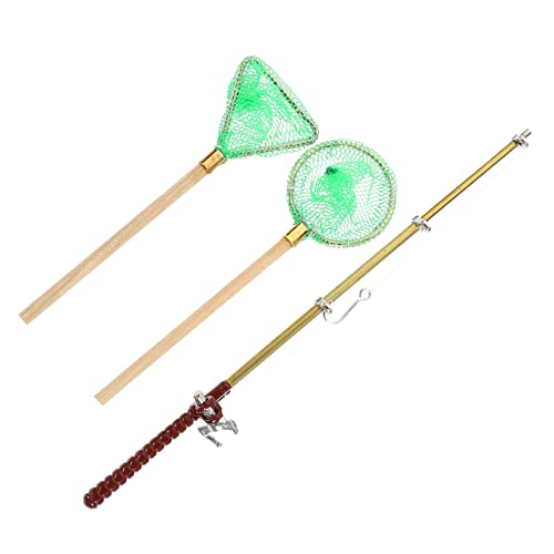 TOYANDONA Realistische Mini-angelrute Und Netz – Puppenhaus- – Spielzeug-Requisiten-Set Für Kinderzimmer Wohnzimmer TOYANDONA Realistische Mini-angelrute Und Netz – Puppenhaus- – Spielzeug-Requisiten-Set Für Kinderzimmer Wohnzimmer von TOYANDONA