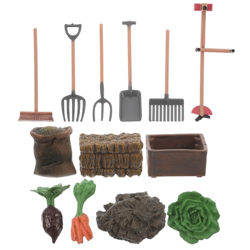 TOYANDONA Spielzeug-Set Miniatur-Werkzeuge Gemüsepflanz-Szene Kunststoff-Bauernhof-zubehör Für Miniatur-Landschaft TOYANDONA Spielzeug-Set Miniatur-Werkzeuge Gemüsepflanz-Szene Kunststoff-Bauernhof-zubehör Für Miniatur-Landschaft von TOYANDONA