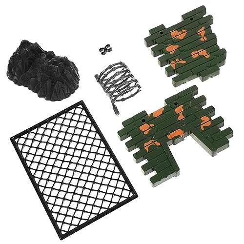 TOYANDONA 1 Satz Mini-militärzubehör Jungs Kompaktes Kinderspielzeug Im Freien Sandtisch Kinderspielzeug Soldaten Szene Mini- Gewalt Figuren Zubehör-kit Kinderaccessoire Harz von TOYANDONA