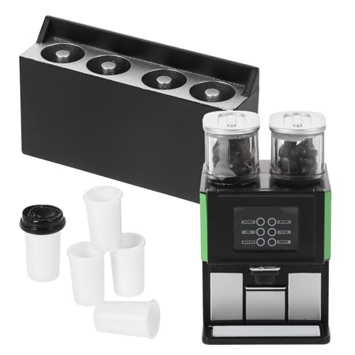 TOYANDONA 1 Satz Miniatur-Kaffee Maschine Kaffeemaschine Kaffeekocher Espressomaschine Kaffeevollautomat Kaffeekapselmaschine Dekoration Espressotassen Black Plastik TOYANDONA 1 Satz Miniatur-Kaffee Maschine Kaffeemaschine Kaffeekocher Espressomaschine Kaffeevollautomat Kaffeekapselmaschine Dekoration Espressotassen Black Plastik von TOYANDONA