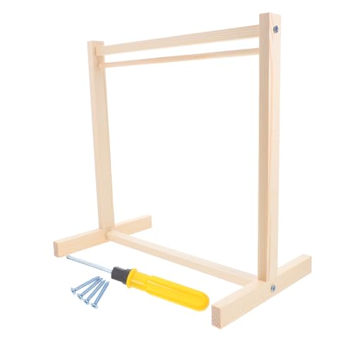 TOYANDONA 1 Satz Miniatur Kleiderständer für Puppen Holz Puppenbekleidungsständer mit Elegantem Design Stabilem Halt und Einfachem Organisieren von Puppenkleidung für Puppenhausbedarf TOYANDONA 1 Satz Miniatur Kleiderständer für Puppen Holz Puppenbekleidungsständer mit Elegantem Design Stabilem Halt und Einfachem Organisieren von Puppenkleidung für Puppenhausbedarf von TOYANDONA