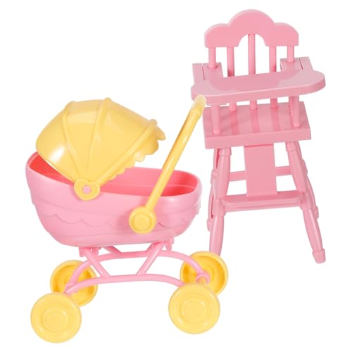 TOYANDONA 1 Satz Miniatur Puppenwagen Realistischer Hochstuhl Kinderwagen für Puppen Leicht Tragbar aus Abs für Kreatives Spiel für Kleinkinder und Puppenliebhaber TOYANDONA 1 Satz Miniatur Puppenwagen Realistischer Hochstuhl Kinderwagen für Puppen Leicht Tragbar aus Abs für Kreatives Spiel für Kleinkinder und Puppenliebhaber von TOYANDONA
