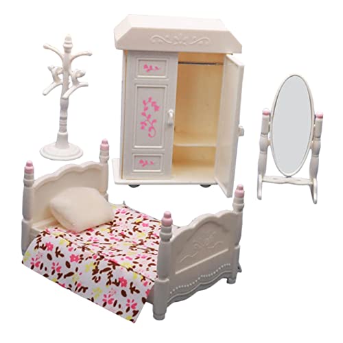 TOYANDONA 1 Satz Miniatur Schlafzimmermöbel Set Realistische Puppenmöbel für Kreative Dekoration Dekoratives Mini Haus Zubehör für Puppen und DIY Projekte TOYANDONA 1 Satz Miniatur Schlafzimmermöbel Set Realistische Puppenmöbel für Kreative Dekoration Dekoratives Mini Haus Zubehör für Puppen und DIY Projekte von TOYANDONA