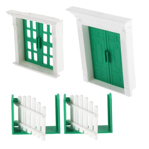 TOYANDONA 1 Satz Miniatur Tür und Fenster Resin für Puppenhäuser Teiliges DIY Modellbauzubehör für Hobbyisten Kreative Gestaltung von Miniaturlandschaften TOYANDONA 1 Satz Miniatur Tür und Fenster Resin für Puppenhäuser Teiliges DIY Modellbauzubehör für Hobbyisten Kreative Gestaltung von Miniaturlandschaften von TOYANDONA