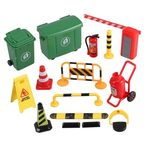 TOYANDONA 1 Satz Miniatur-verkehrssperre Spielzeugnahrung Auto Straßenband Mini-fußballkegel Kinderwagen Straßenschilder Konstruktionsspielzeug Stapeln Bausteine Plastik TOYANDONA 1 Satz Miniatur-verkehrssperre Spielzeugnahrung Auto Straßenband Mini-fußballkegel Kinderwagen Straßenschilder Konstruktionsspielzeug Stapeln Bausteine Plastik von TOYANDONA