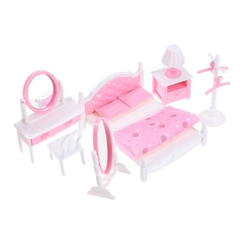 TOYANDONA Miniaturmöbel Adorn - 1 Set Puppenhaus-schlafzimmermöbelmodell Mit Glatten Kanten Für Kreatives Spielen TOYANDONA Miniaturmöbel Adorn - 1 Set Puppenhaus-schlafzimmermöbelmodell Mit Glatten Kanten Für Kreatives Spielen von TOYANDONA