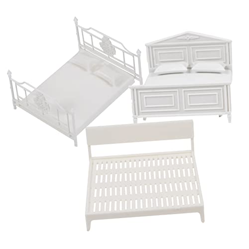 TOYANDONA 1 Satz Modell Bett Mini-Schlafzimmermöbel Bettspielzeug Bettmodell dekorative Minimöbel kinderspielzeug selber Machen Miniatur-Möbelbett Mini- -Ornament-Miniaturen Abs Weiß TOYANDONA 1 Satz Modell Bett Mini-Schlafzimmermöbel Bettspielzeug Bettmodell dekorative Minimöbel kinderspielzeug selber Machen Miniatur-Möbelbett Mini- -Ornament-Miniaturen Abs Weiß von TOYANDONA