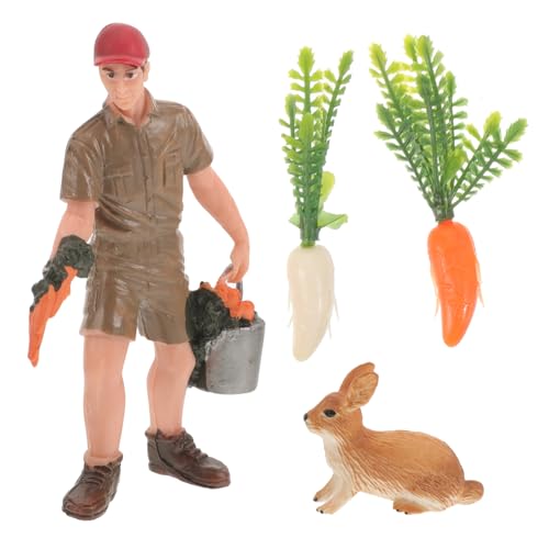 TOYANDONA 1 Satz Modelle Von Nutztieren Statue Bonsai-Kaninchen- Hasenskulptur Kleines Kaninchenmodell Hasenhandwerk Karottenfiguren Kleines Hasenornament Mini-Hasen-Ornament Plastik TOYANDONA 1 Satz Modelle Von Nutztieren Statue Bonsai-Kaninchen- Hasenskulptur Kleines Kaninchenmodell Hasenhandwerk Karottenfiguren Kleines Hasenornament Mini-Hasen-Ornament Plastik von TOYANDONA