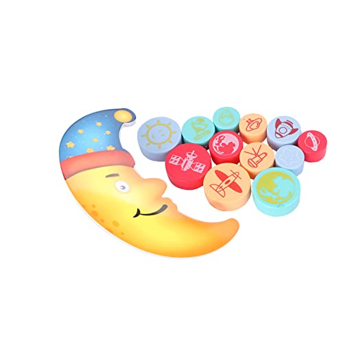 TOYANDONA 1 Satz Mond-Balance-Block Ausgleichsblöcke Balance-Spiele-spielset Pädagogische Bausteine Stapelblöcke Holzbausteine Abs TOYANDONA 1 Satz Mond-Balance-Block Ausgleichsblöcke Balance-Spiele-spielset Pädagogische Bausteine Stapelblöcke Holzbausteine Abs von TOYANDONA