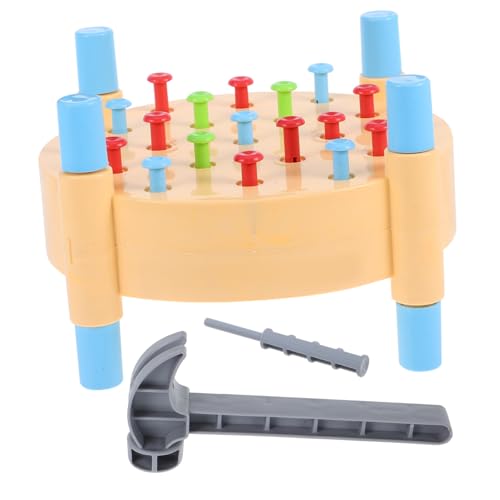 TOYANDONA 1 Satz Montessori Hammerspielzeug für Kleinkinder Schlagspiel für Hand Augen Koordination und Feinmotorik Interaktives Lernspielzeug Konzentration und Motorischen Fähigkeiten TOYANDONA 1 Satz Montessori Hammerspielzeug für Kleinkinder Schlagspiel für Hand Augen Koordination und Feinmotorik Interaktives Lernspielzeug Konzentration und Motorischen Fähigkeiten von TOYANDONA