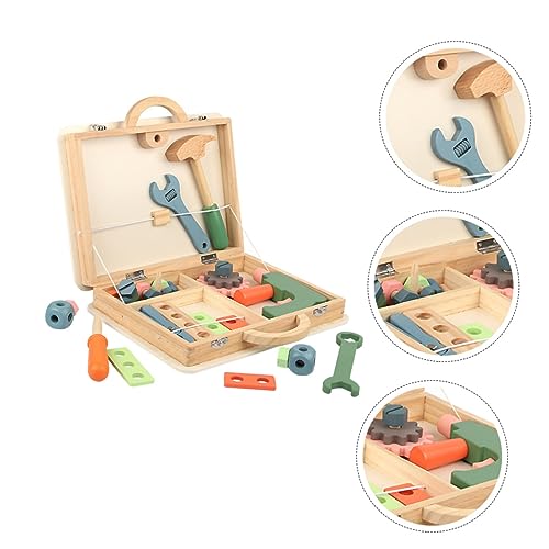 TOYANDONA 1 Satz Multifunktionales Werkzeugkasten für Simulationstool Kit Kreativität und Sozialen Fähigkeiten aus Hochwertigem für Vorschulkinder von TOYANDONA