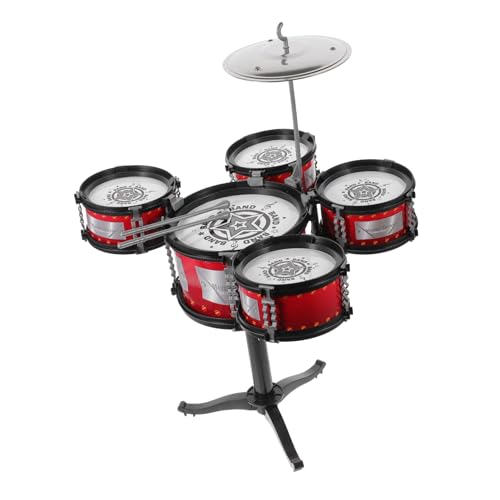 TOYANDONA 1 Satz Musik-Schlagzeug Trommelspielzeug Für Vorschulkinder Frühpädagogisches Musikinstrument- Bildungsspielzeug Musikalisches Trommelspielzeug Für Babys Metall TOYANDONA 1 Satz Musik-Schlagzeug Trommelspielzeug Für Vorschulkinder Frühpädagogisches Musikinstrument- Bildungsspielzeug Musikalisches Trommelspielzeug Für Babys Metall von TOYANDONA