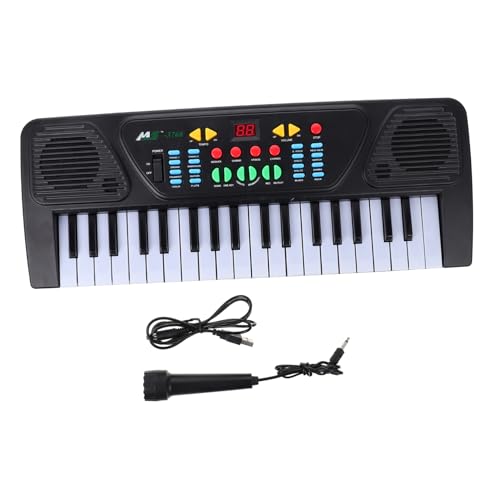 TOYANDONA 1 Satz Musik-Tastatur Kindermusikinstrument Klavier zum Üben von Musik für Abs Black TOYANDONA 1 Satz Musik-Tastatur Kindermusikinstrument Klavier zum Üben von Musik für Abs Black von TOYANDONA