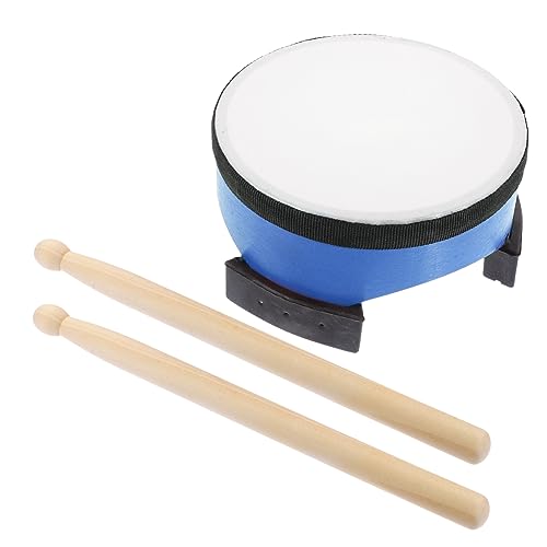 TOYANDONA 1 Satz Musiktrommel für Kleinkinder kinderinstrumente musikinstrumente kinderschlagzeug trommeln für Schlaginstrument Musikalische Trommeln Kunstleder Blue von TOYANDONA
