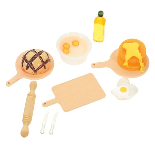 TOYANDONA Stimmungsvolle Mini-Lebensmittel-Requisiten Für Das Puppenhaus 1 Set Miniatur-küchengeschirr-Modell Sandwich-lebensmitteltablett Mini-hausdekorationen TOYANDONA Stimmungsvolle Mini-Lebensmittel-Requisiten Für Das Puppenhaus 1 Set Miniatur-küchengeschirr-Modell Sandwich-lebensmitteltablett Mini-hausdekorationen von TOYANDONA