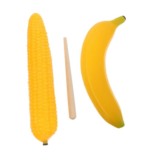 TOYANDONA 1 Satz Obst-Sandkasten- interaktives sensorisches musikalisches Beiß Kleinkindertrommel Lernspielzeug für Frucht Maraca Abs von TOYANDONA
